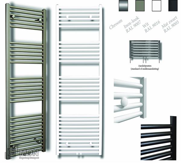Grote foto sanicare design radiator midden aansluiting recht 160 x 60 cm. doe het zelf en verbouw sanitair