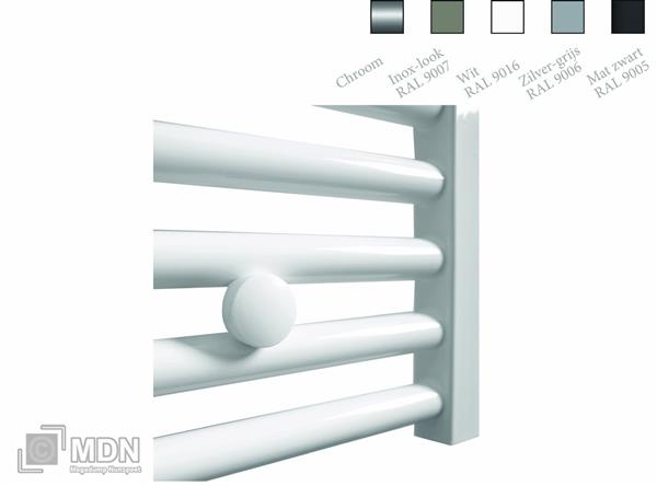 Grote foto sanicare electrische design radiator 172 x 45 cm. met thermostaat chroom doe het zelf en verbouw sanitair