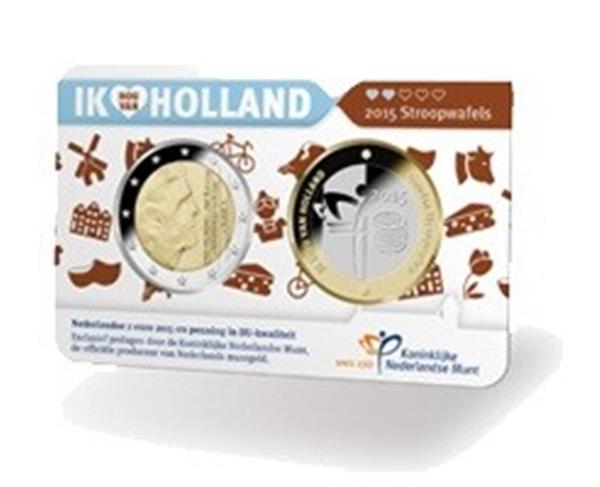 Grote foto nederland 2 euro 2015 holland coinfair coincard verzamelen munten overige