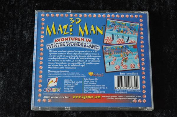 Grote foto 3 d maze man winter wonderland pc game jewel case spelcomputers games overige games