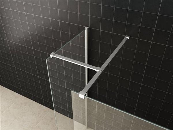 Grote foto inloopdouche combinatie set 120x80x200 10mm nano doe het zelf en verbouw sanitair