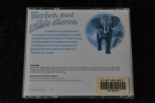 Grote foto microsoft zoo tycoon pc game jewel case spelcomputers games overige games