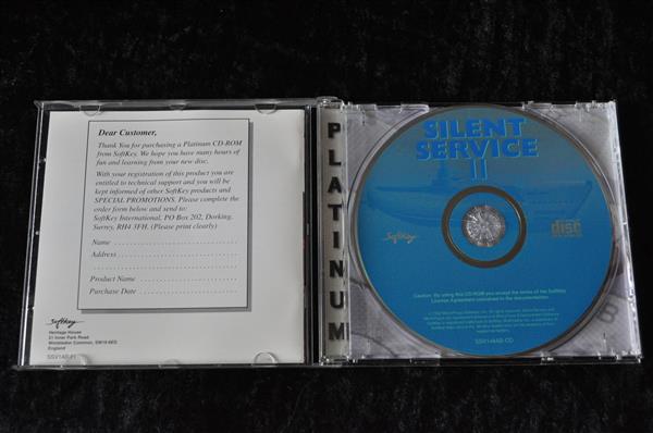 Grote foto silent service ii pc game jewel case spelcomputers games overige games