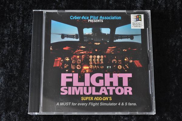 Grote foto flight simulator super add ons pc game jewel case spelcomputers games overige games