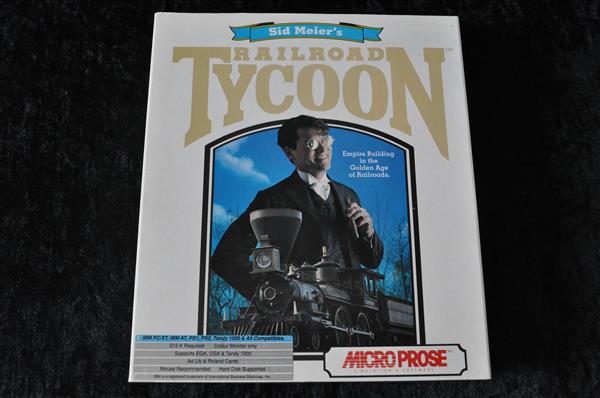 Grote foto sid meier railroad tycoon pc big box spelcomputers games pc