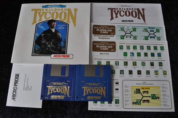 Grote foto sid meier railroad tycoon pc big box spelcomputers games pc