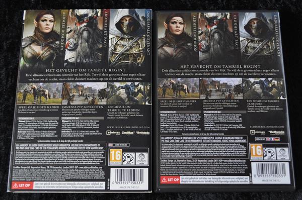 Grote foto the elder scrolls online pc game sleeve cover spelcomputers games pc