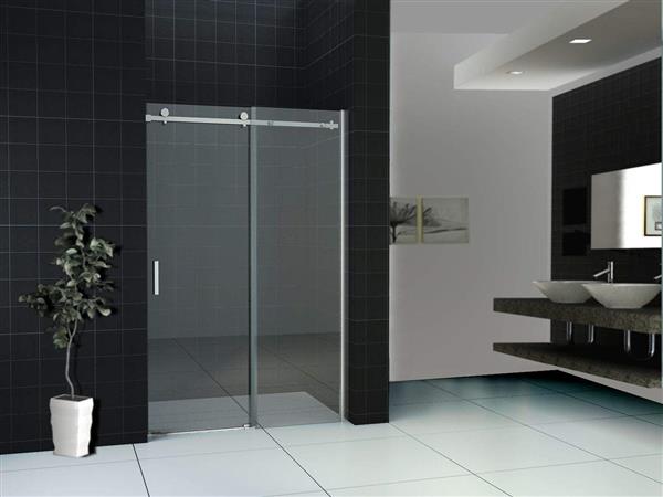 Grote foto douchedeur nis 2 deur 1200 x 2000 mm br 8mm nano glas doe het zelf en verbouw sanitair