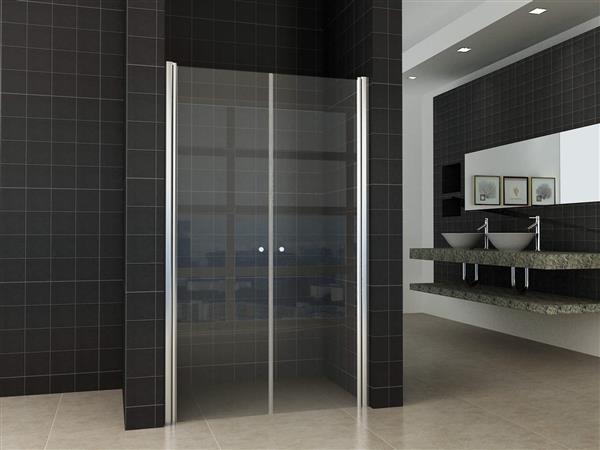 Grote foto dubbele pendeldeur in nis br 1000 x 2000 mm br 6mm nano glas doe het zelf en verbouw sanitair