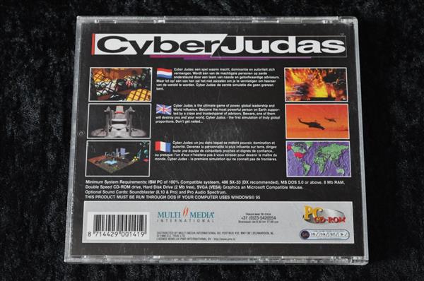 Grote foto cyber judas pc game jewel case spelcomputers games overige games