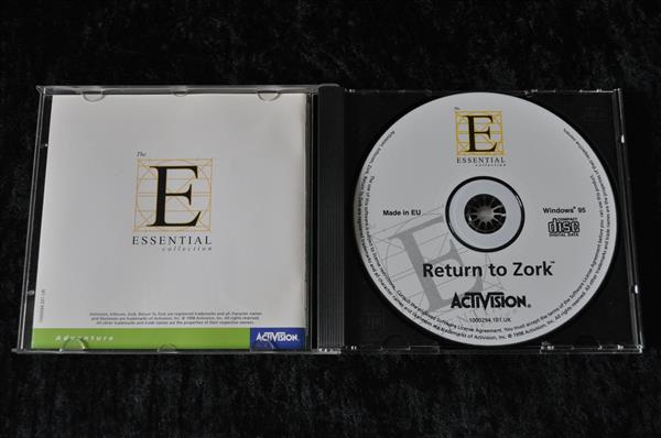 Grote foto return to zork the essential collection pc game jewel case spelcomputers games overige games