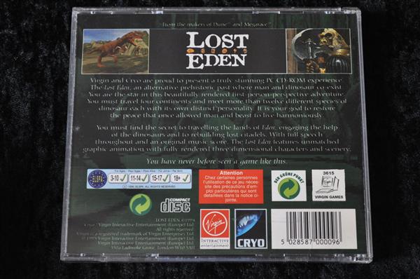 Grote foto lost eden pc game jewel case spelcomputers games overige games
