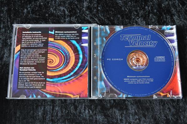 Grote foto terminal velocity pc game jewel case spelcomputers games overige games