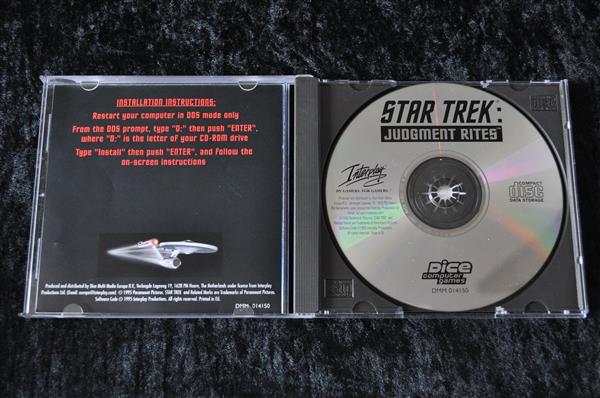 Grote foto star trek judgment rites pc game jewel case spelcomputers games overige games