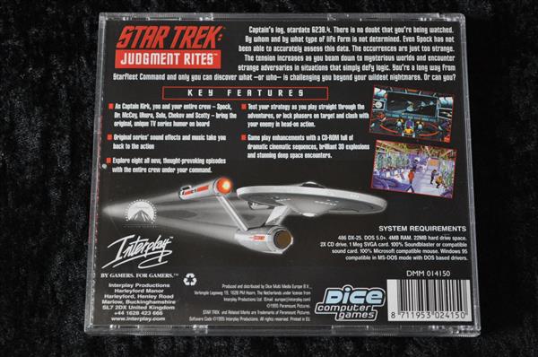 Grote foto star trek judgment rites pc game jewel case spelcomputers games overige games