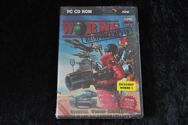Grote foto worms reinforcements pc game sealed spelcomputers games pc
