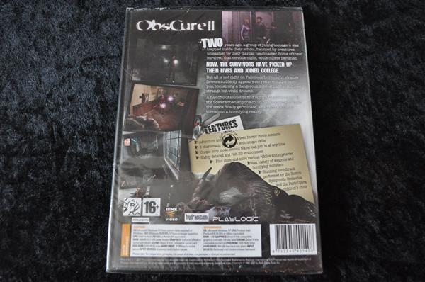 Grote foto obscure ii pc game sealed spelcomputers games pc