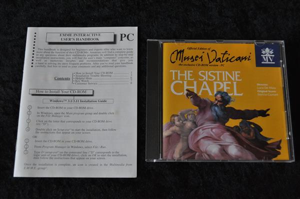 Grote foto the sistine chapel big box pc game spelcomputers games pc