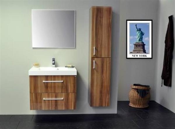 Grote foto badmeubel new york 80cm huis en inrichting complete badkamers