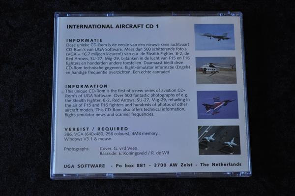 Grote foto uga international aircraft jewel case pc spelcomputers games pc