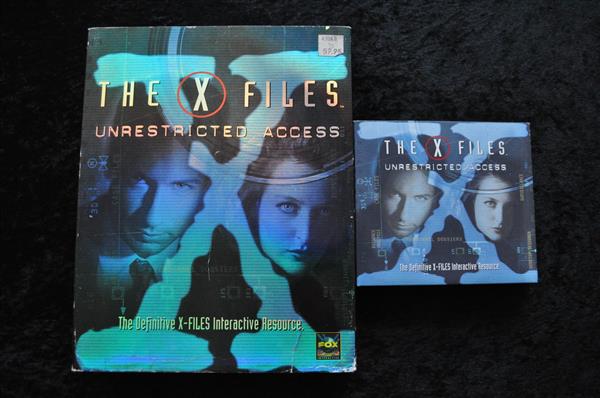 Grote foto the x files unrestricted acces pc big box spelcomputers games pc