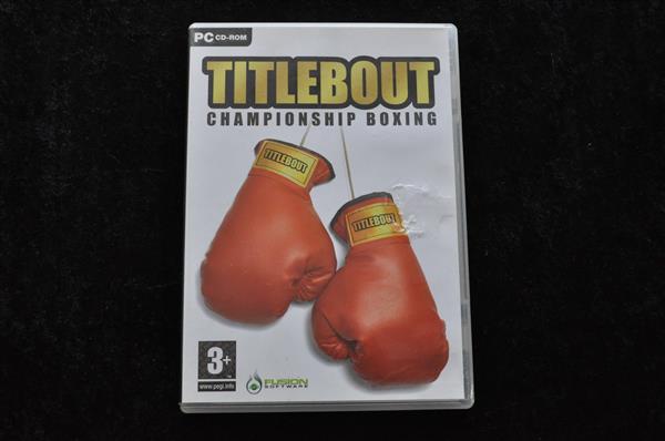 Grote foto titlebout chamionship boxing pc game spelcomputers games pc
