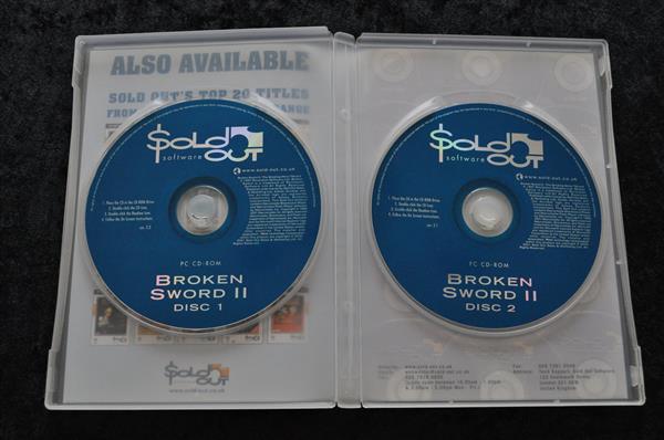 Grote foto broken sword ii the smoking mirror pc game solt out software spelcomputers games pc