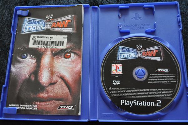 Grote foto smackdown vs raw playstation 2 ps2 spelcomputers games playstation 2