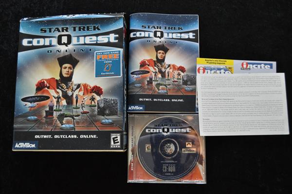 Grote foto star trek conquest online big box pc game spelcomputers games pc