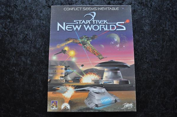 Grote foto star trek new worlds big box pc game spelcomputers games pc