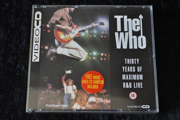 Grote foto the who thirty years of maximum r b live cdi video cd spelcomputers games overige games