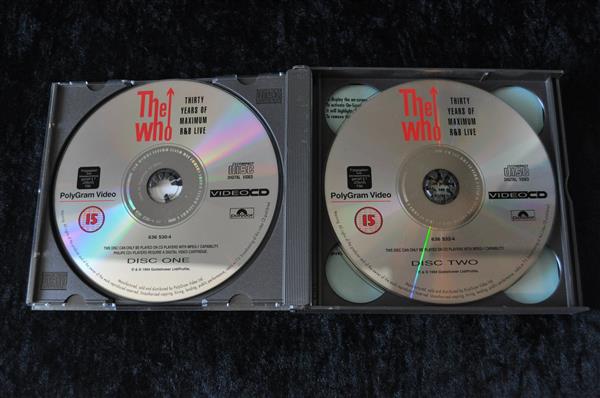 Grote foto the who thirty years of maximum r b live cdi video cd spelcomputers games overige games