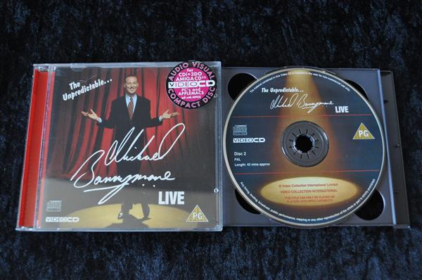 Grote foto the unpredictable michael barrymore live cdi video cd spelcomputers games overige games