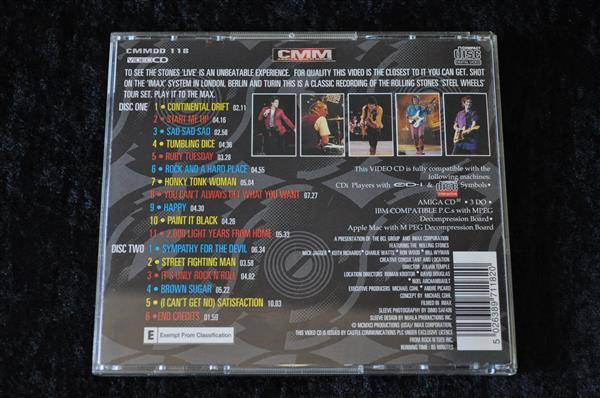 Grote foto rolling stones live at the max cdi video cd spelcomputers games overige games