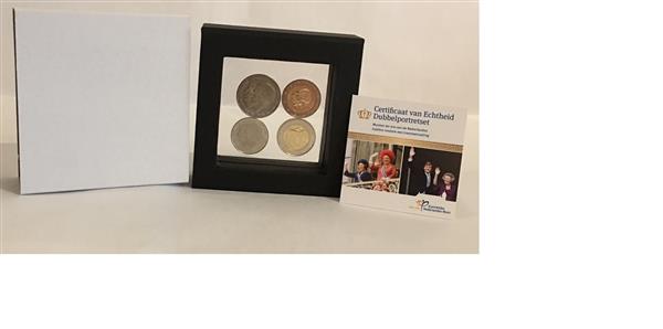Grote foto nederland 2 euro 2014 dubbelportretset verzamelen munten overige