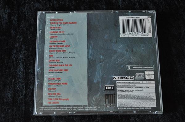 Grote foto pink floyd in concert delicate sound of thunder cdi video cd spelcomputers games overige games
