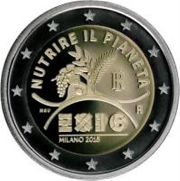 Grote foto itali 2 euro 2015 expo milaan verzamelen munten overige