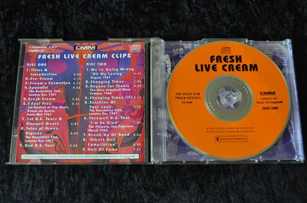 Grote foto fresh live cream cdi video cd spelcomputers games overige games