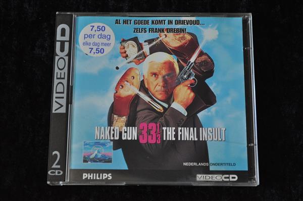Grote foto naked gun 33 1 3 the final insult philips video cd cdi spelcomputers games overige games