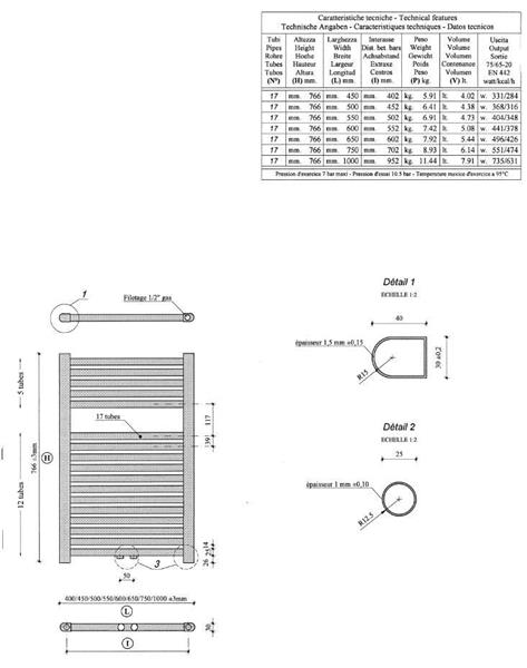 Grote foto elara sierradiator chroom 766x600 midden onder aansluiting doe het zelf en verbouw sanitair