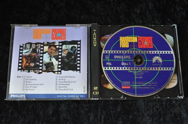 Grote foto patriot games harrison ford cdi video cd spelcomputers games overige games