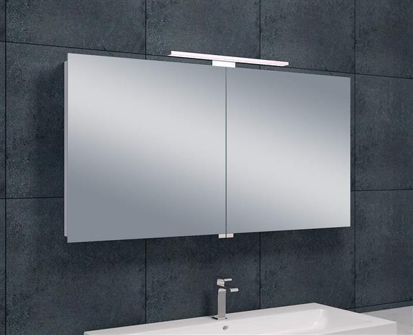 Grote foto luxe spiegelkast led verlichting 120x60x14cm huis en inrichting complete badkamers