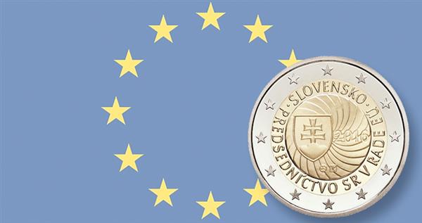 Grote foto slowakije 2 euro 2016 voorzitterschap eu verzamelen munten overige