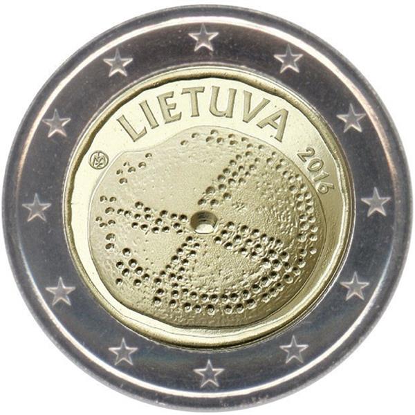 Grote foto litouwen 2 euro 2016 baltische cultuur verzamelen munten overige