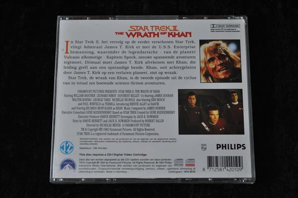 Grote foto star trek ii the wrath of khan cdi video cd spelcomputers games overige games