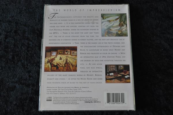 Grote foto the world of impressionism philips cd i spelcomputers games overige games