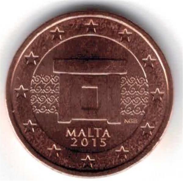 Grote foto malta 2 cent 2015 unc verzamelen munten overige