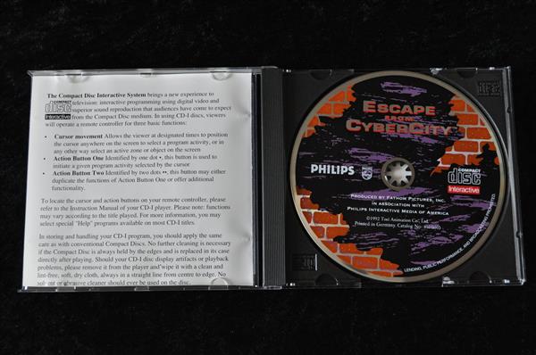 Grote foto escape from cybercity philips cd i spelcomputers games overige games