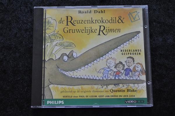 Grote foto de reuzen krokodil gruwelijke rijmen van roald dahl philips cd i spelcomputers games overige games