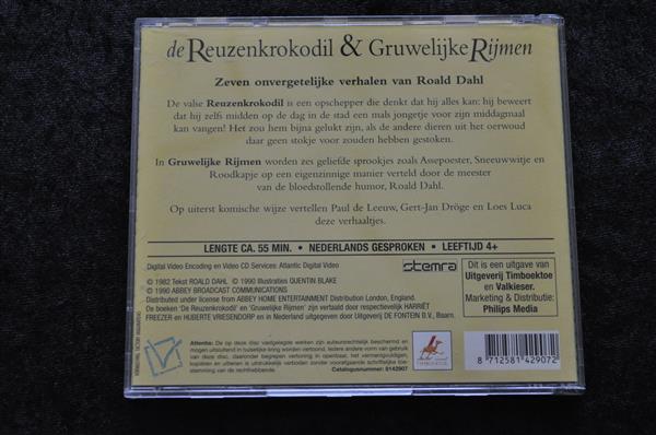 Grote foto de reuzen krokodil gruwelijke rijmen van roald dahl philips cd i spelcomputers games overige games